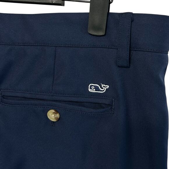 Vineyard Vines Links Pants Men's Sz 33x32 Navy Preppy Golf Casual Everyday - Picture 5 of 9